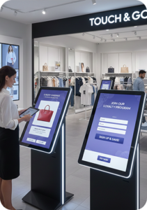 Touch Kiosk Retail