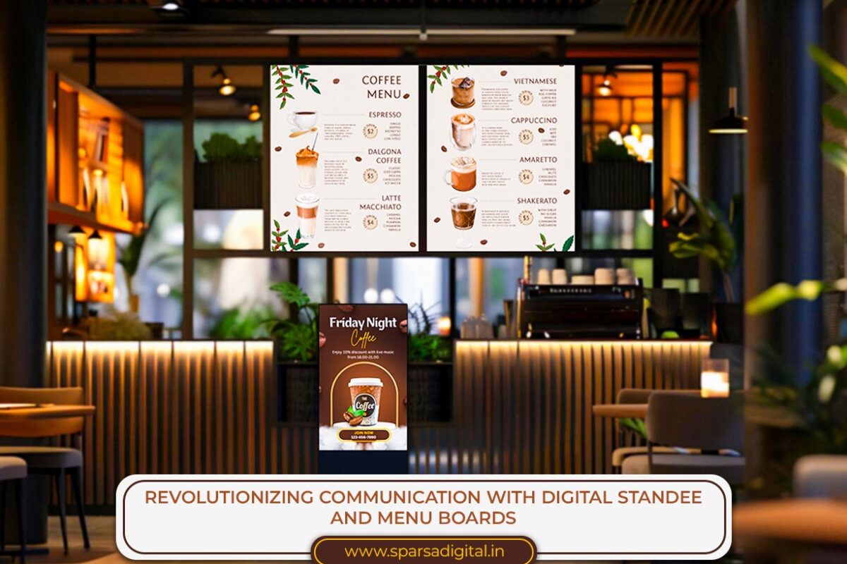 Digital Standee and Menu Boards