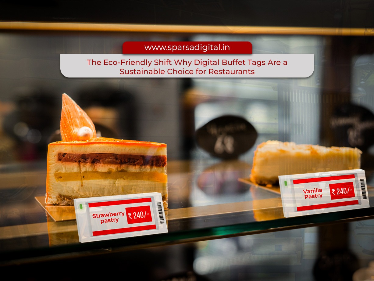 Eco-Friendly Digital Buffet Tags Are a Sustainable Choice for Restaurants