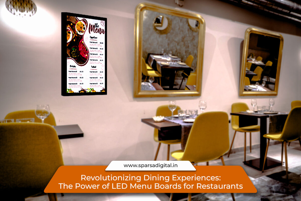 The Power of LED Menu Boards for Restaurants