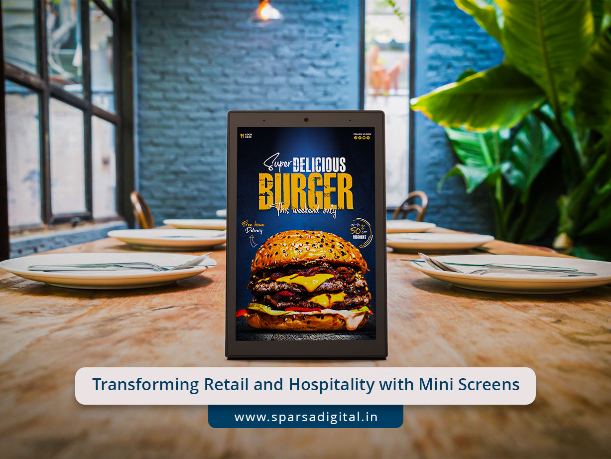 Transforming Retail and Hospitality with Mini Screens