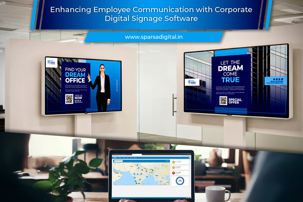 Enhancing Employee Communication with Corporate Digital Signage Software