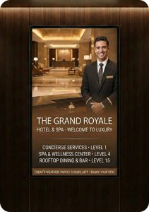 Elevator Signage for Hospitality