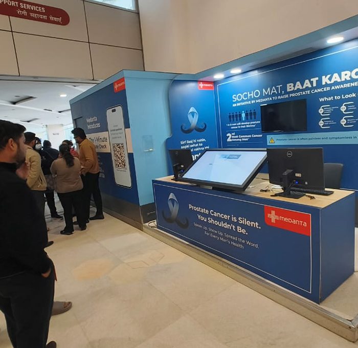 Touch Kiosk for Hospital Event