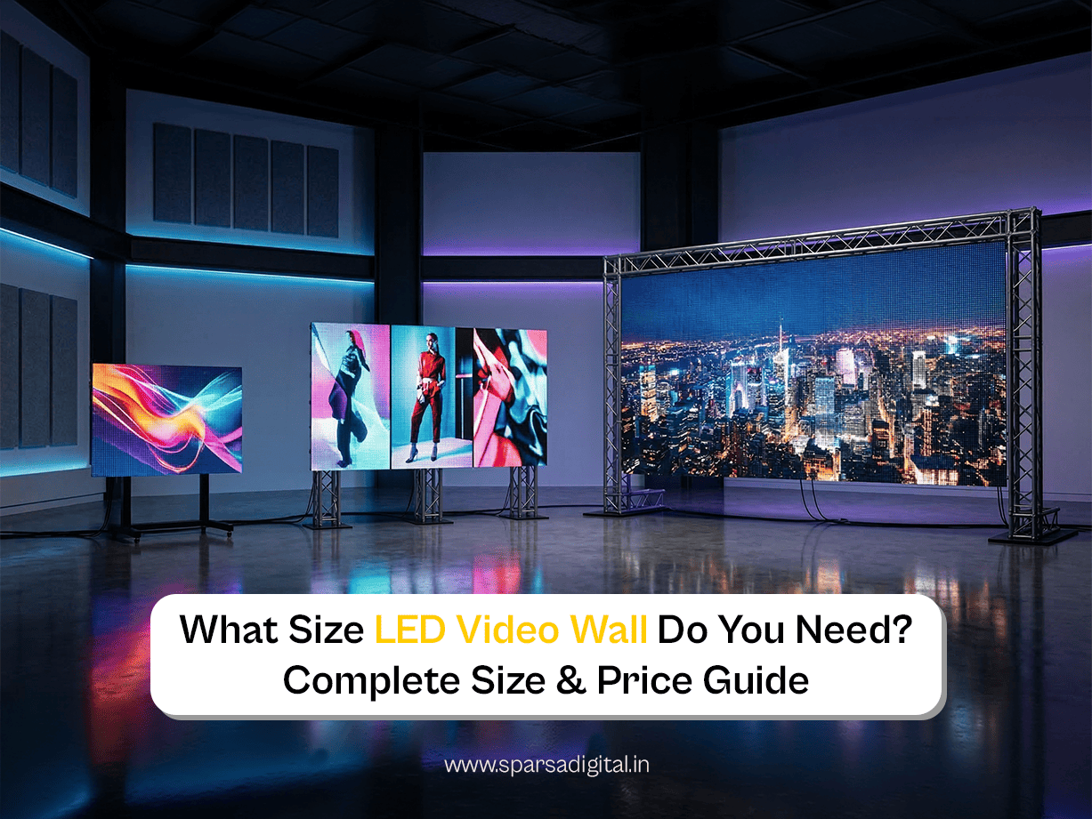What Size LED Video Wall Do You Need Complete Size & Price Guide