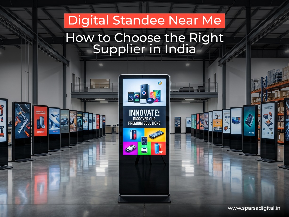 Digital Standee Near ME How to Choose the right supplier in India