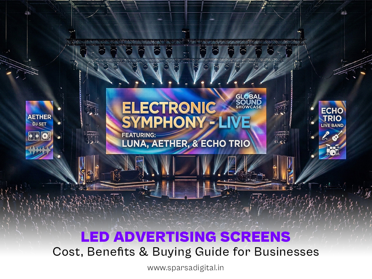 LED Advertising Screens Cost, Benefits & Buying Guide for Businesses