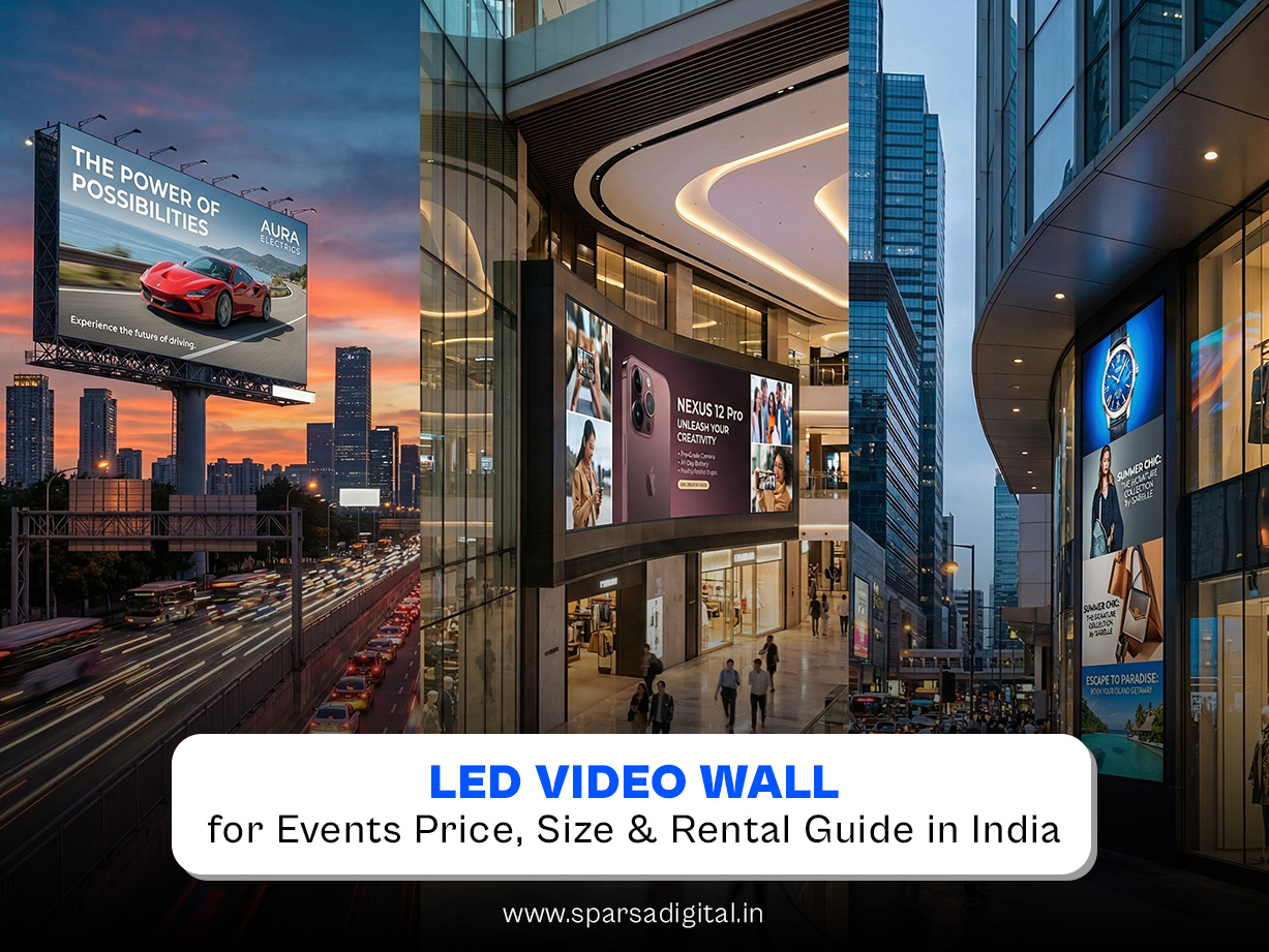 LED Video Wall for Events Price, Size & Rental Guide in India