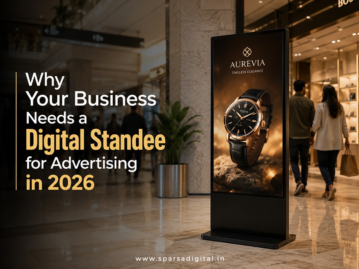 Why Your Business Needs a Digital Standee for Advertising in 2026