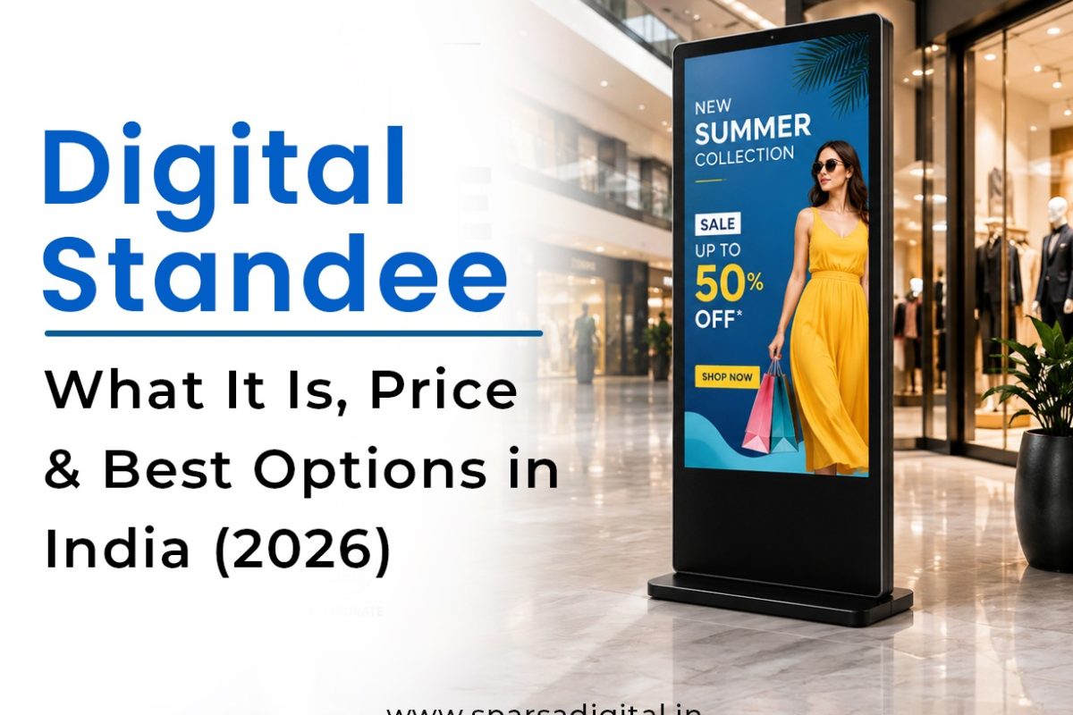Digital Standee What It Is, Price & Best Options in India (2026)