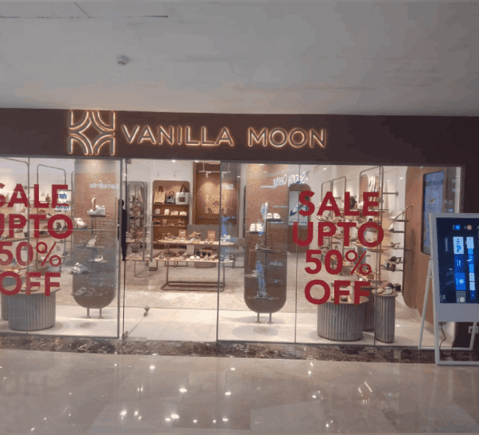 A frame standee for store