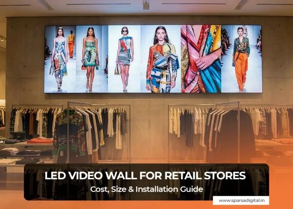 LED Video Wall for Retail Stores Cost, Size & Installation Guide