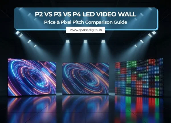 P2 vs P3 vs P4 LED Video Wall - Price & Pixel Pitch Comparison Guide