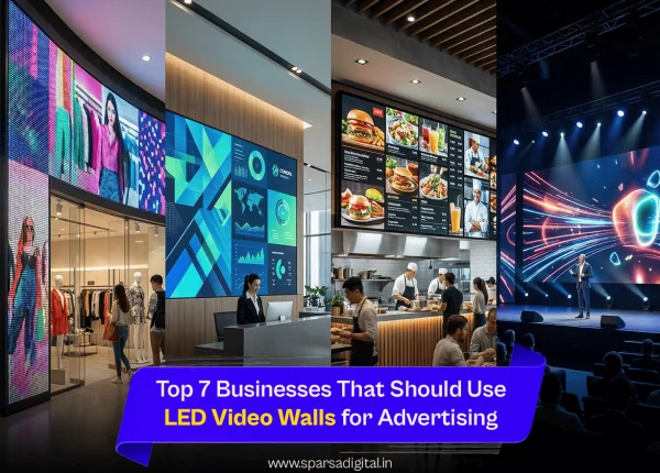 Top 7 Businesses That Should Use LED Video Walls for Advertising
