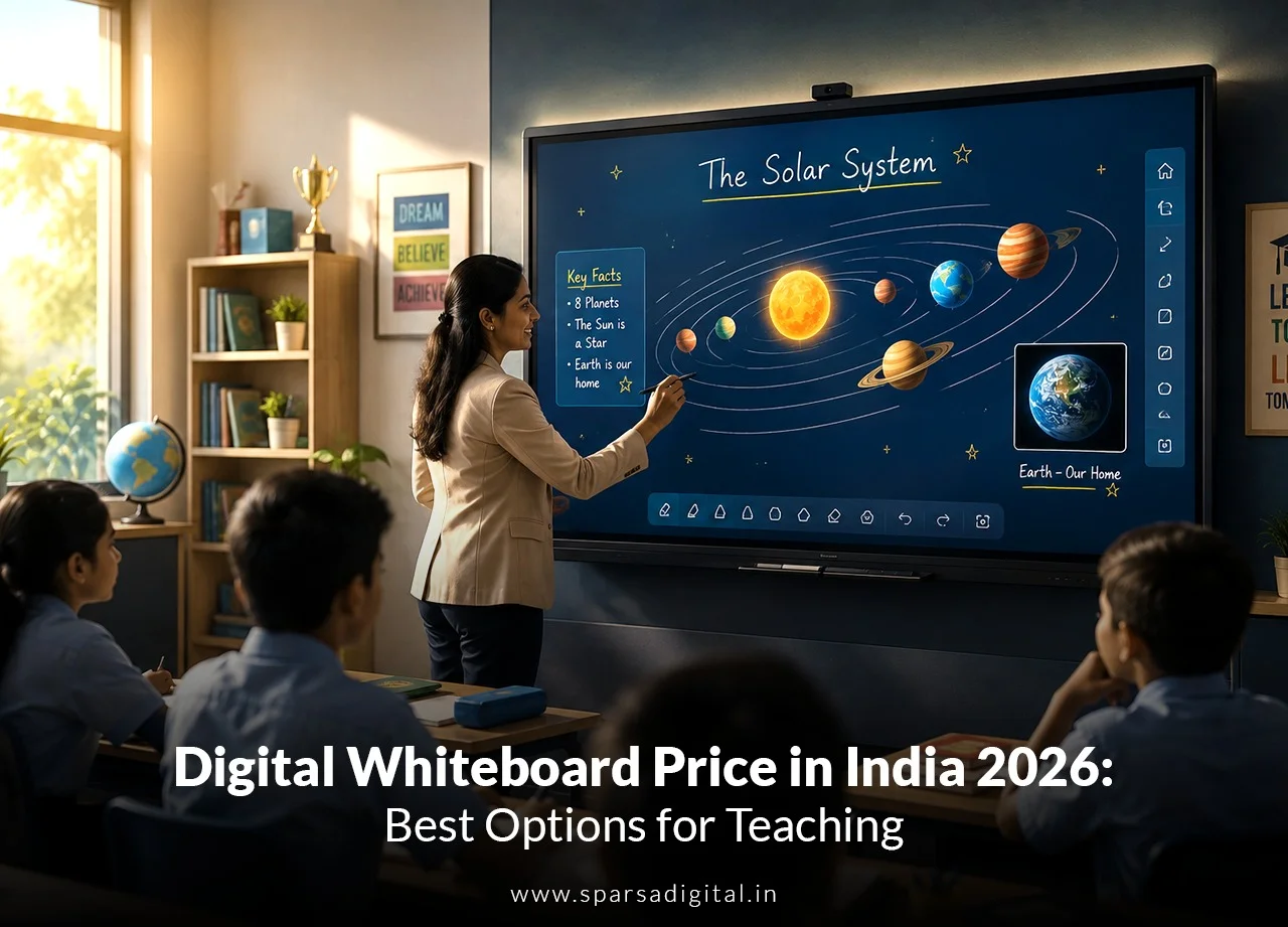 Digital Whiteboard Price in India 2026 Best Options for Teaching