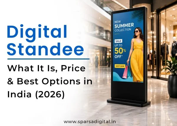 Digital Standee What It Is, Price & Best Options in India (2026)